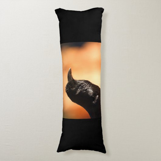 raven lichaamskussen (Voorkant Verticaal)