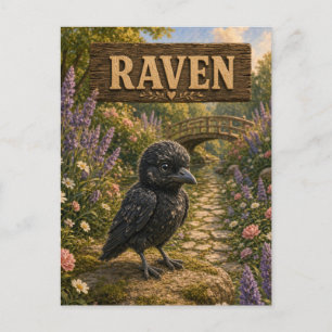 Raven Lief Baby Verhaalboek Nursery Dier Briefkaart