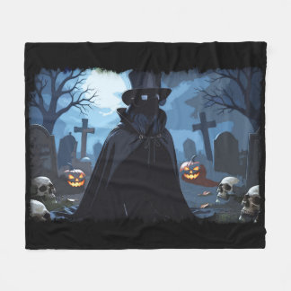 Raven Lord - Halloween Goth ontwerp Fleece Deken