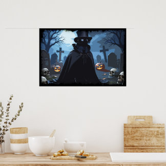 Raven Lord - Halloween Goth ontwerp Poster