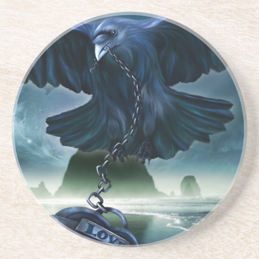 Raven Love Onderzetter (Voorkant)