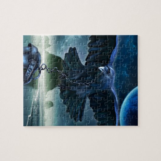 Raven Love Puzzle Legpuzzel (Horizontaal)