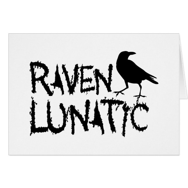 Raven Lunatic Black Crow (Voorkant Horizontaal)