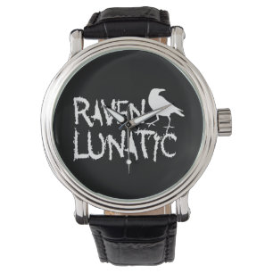 Raven Lunatic Black Crow Horloge