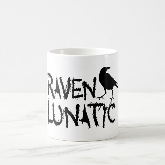 Raven Lunatic Black Crow Koffiemok (Center)