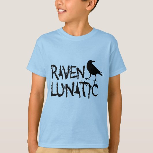 Raven Lunatic Black Crow T-shirt (Voorkant)