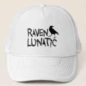 Raven Lunatic Black Crow Trucker Pet (Voorkant)