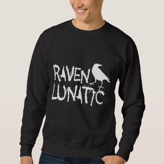 Raven Lunatic Black Crow Trui (Voorkant)