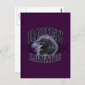 Raven Lunatic Briefkaart (Voorkant / Achterkant)