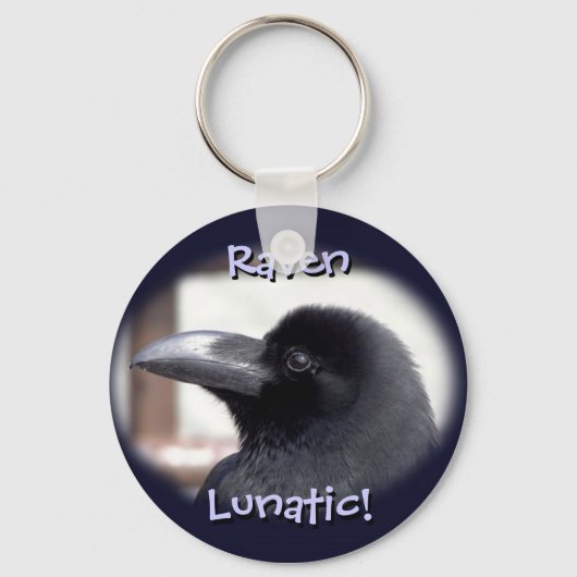Raven Lunatic! Button Sleutelhanger (Voorkant)