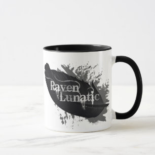 Raven Lunatic Fun Quote voor Raven Bird Lovers Mok