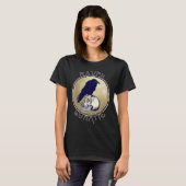 Raven Lunatic Funny Raven Pun T-shirt (Voorkant volledig)