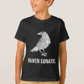 Raven Lunatic Gothic Fun Bird Gothic Gothic T-shirt (Voorkant)