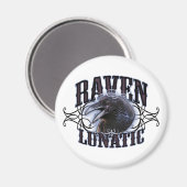 Raven Lunatic Magneet (Voorkant / Achterkant)