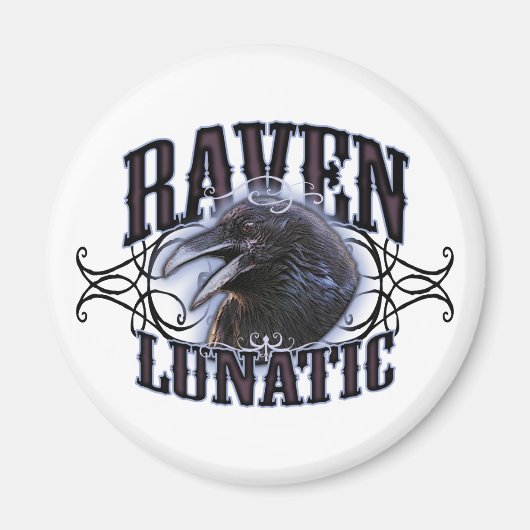 Raven Lunatic Magneet (Voorkant)