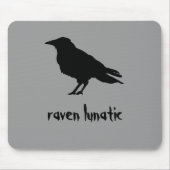Raven Lunatic Mousepad Muismat (Voorkant)