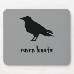 Raven Lunatic Mousepad Muismat
