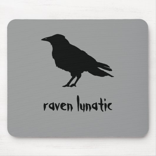 Raven Lunatic Mousepad Muismat (Voorkant)