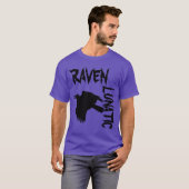 Raven Lunatic Paars T-shirt (Voorkant volledig)