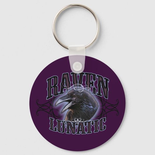 Raven Lunatic Sleutelhanger (Voorkant)