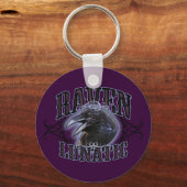 Raven Lunatic Sleutelhanger (Voorkant)