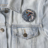 Raven Maakt niet uit Ronde Button 5,7 Cm (In situ)