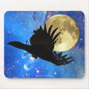 Raven, Maan & Buitenruimte Mousepad Muismat