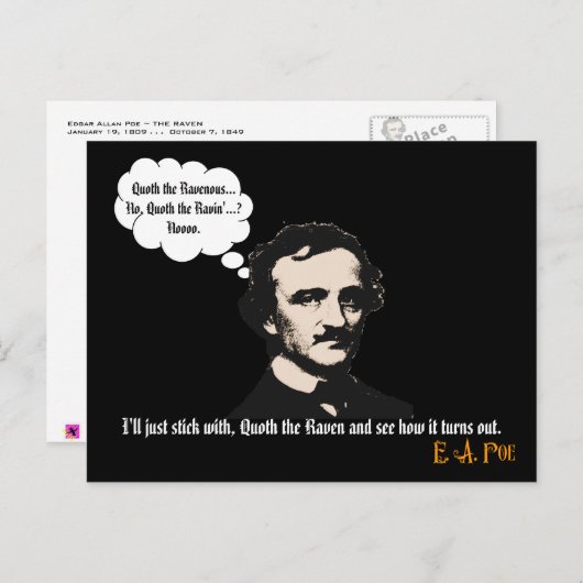 Raven Mad Briefkaart (Voorkant / Achterkant)