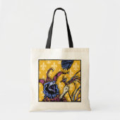 Raven Mad - Pop Gothic Nightmare Surreal Art Tote Bag (Voorkant)