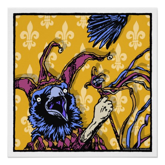 Raven Mad - Pop Gothic Nightmare Surreal Perfect Poster (Voorkant)