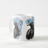 Raven Magic Harmony Totem Harmony Waterverf Mysti Koffiemok (Voorkant links)
