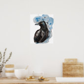 Raven Magic Harmony Totem Harmony Waterverf Mysti Poster (Keuken)