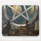 Raven Magick Celestial Disc Pentacle Muismat (Voorkant)