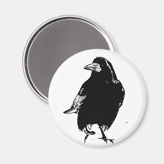 Raven Magneet (Voorkant / Achterkant)