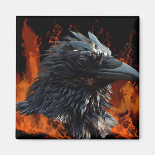 Raven Magnets Magneet