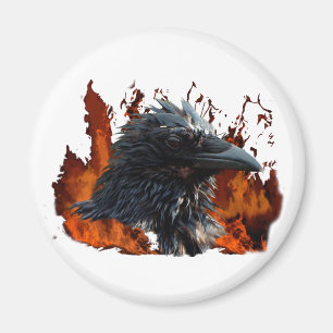 Raven Magnets Magneet