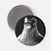 Raven Magnets Native Spirit Animal Fridge Magnet (Voorkant / Achterkant)