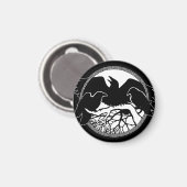 Raven Magnets Raven Native Art Fridge Magnet Gifte (Voorkant / Achterkant)