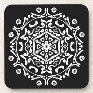 Raven Mandala Drankjes Onderzetter
