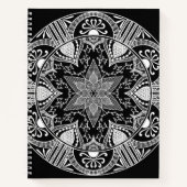Raven Mandala Notitieboek (Voorkant)
