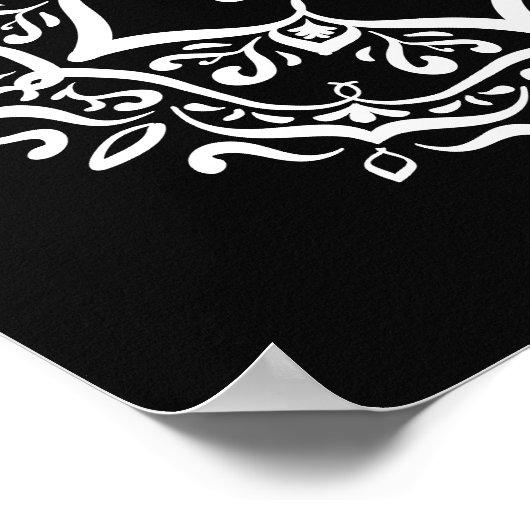 Raven Mandala Poster (Hoek)