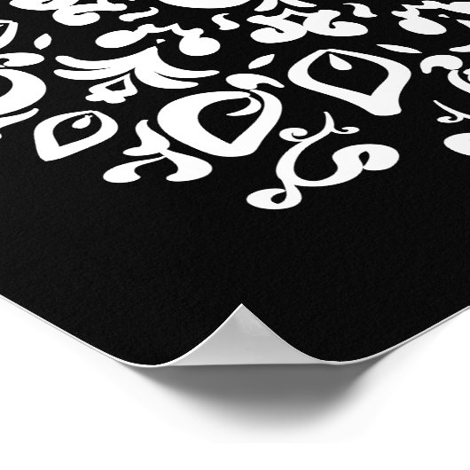 Raven Mandala Poster (Hoek)