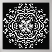 Raven Mandala Poster (Voorkant)