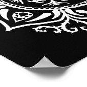 Raven Mandala Poster (Hoek)