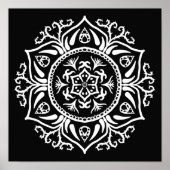 Raven Mandala Poster (Voorkant)