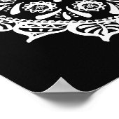 Raven Mandala Poster (Hoek)