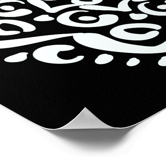 Raven Mandala Poster (Hoek)