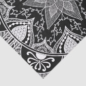 Raven Mandala Tissuepapier (Detail)