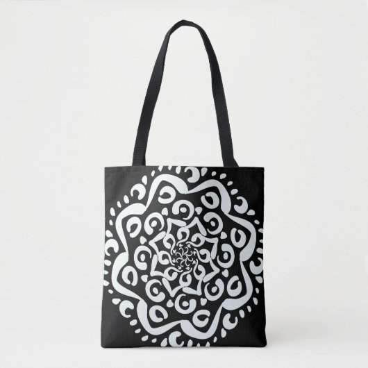 Raven Mandala Tote Bag (Voorkant)