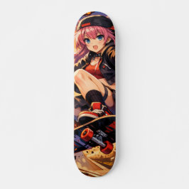 Raven meisje  persoonlijk skateboard